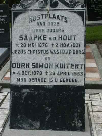 Kuitert, Durk (Simon) graf